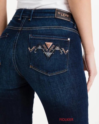 Zdjęcie oferty: GUESS NOWE push up SKINNY MID OZDOBY W25 L32