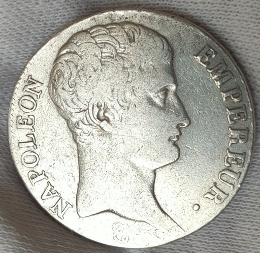 Zdjęcie oferty: Napoleon I 5 francs (franków) AN 13 I 1804-1805