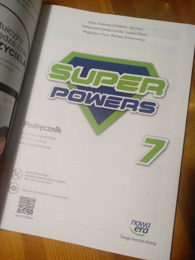 Zdjęcie oferty: Super Powers Klasa 7 podręcznik angielski Nowa Era