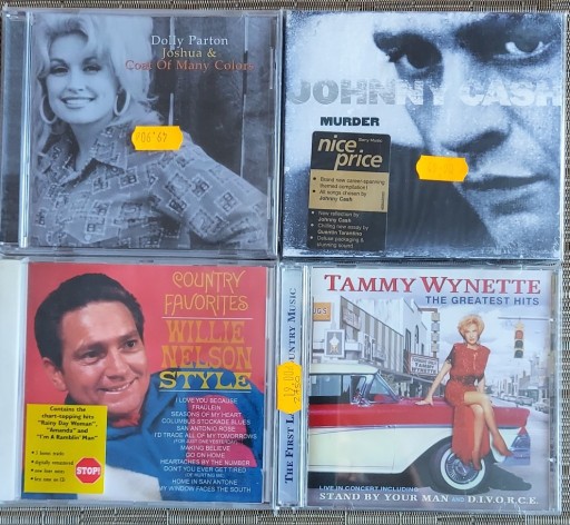 Zdjęcie oferty: St.Young,D.Parton,T.Wynette,Johnny Cash,W.Nelsont.