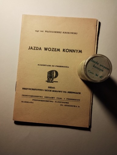 Zdjęcie oferty: PRL Film do rzutnika JAZDA WOZEM KONNYM '70