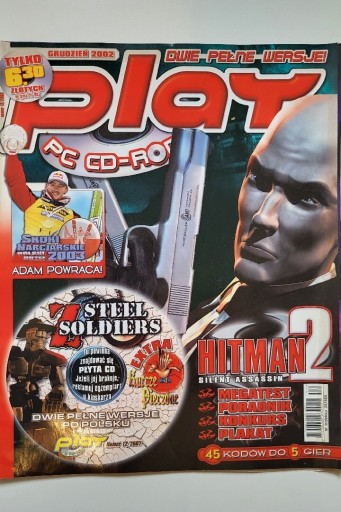 Zdjęcie oferty: PLAY PC CD-ROM 12/2002 czasopismo o grach