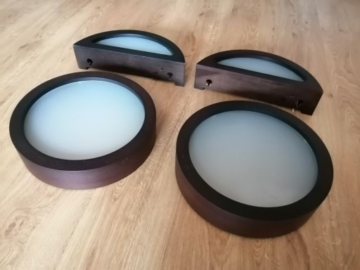 Zdjęcie oferty: Plafon, plafoniera, lampa sufitowa, kinkiet, wenge