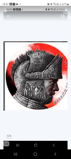 Zdjęcie oferty: Wojownik Azowstalu 2 oz 2022 Niue