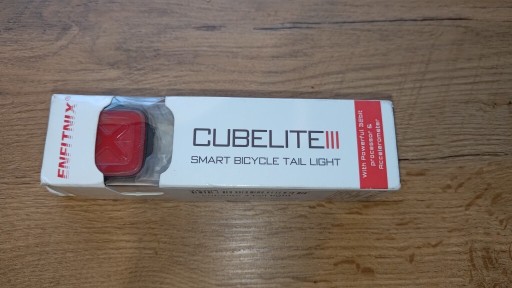 Zdjęcie oferty: Lampka tylna Cubelite III tail light ze światłem stop 30lm inteligentna 