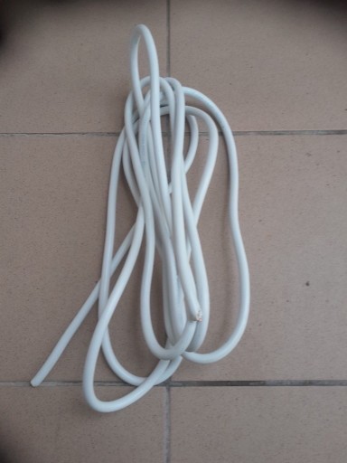 Zdjęcie oferty: Kabel biały 5m 3×1,5