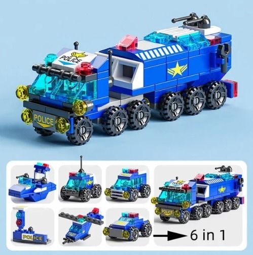 Zdjęcie oferty: Autko samochód policja klocki kompatybilne z LEGO 