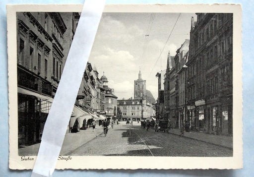 Zdjęcie oferty: GUBIN AH-STRAßE TOR TRAMWAJOWY KOŚCIÓŁ OK.1940 - 5308