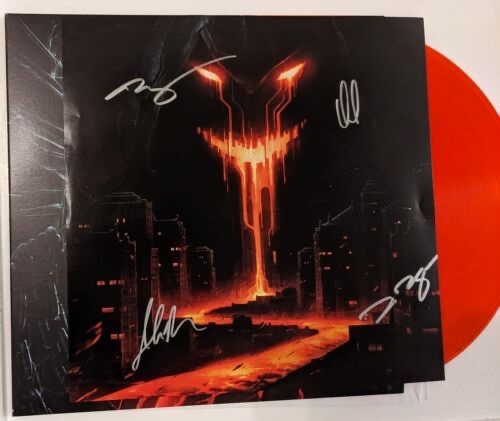 Zdjęcie oferty: DISTURBED - oryginalne autografy + czerwony winyl 