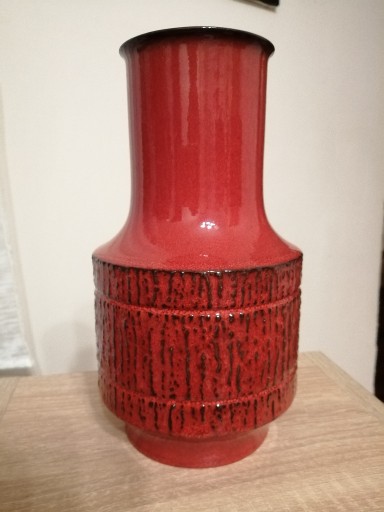 Zdjęcie oferty: Czerwony wazon porcelanowy Thomas