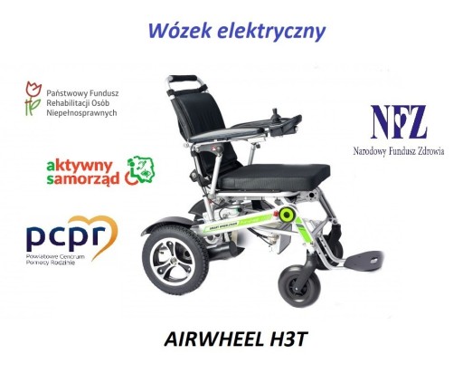 Zdjęcie oferty: Wózek elektrycznie składany AIRWHEEL, wniosek NFZ