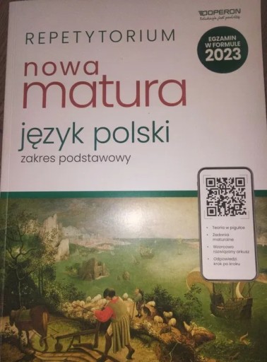Zdjęcie oferty: Repetytorium nowa matura język polski.