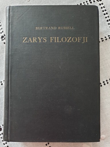 Zdjęcie oferty: ZARYS FILOZOFJI - B. RUSSELL 1939 R.