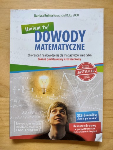 Zdjęcie oferty: Dowody Matematyczne Umiem to! zbiór zadań 