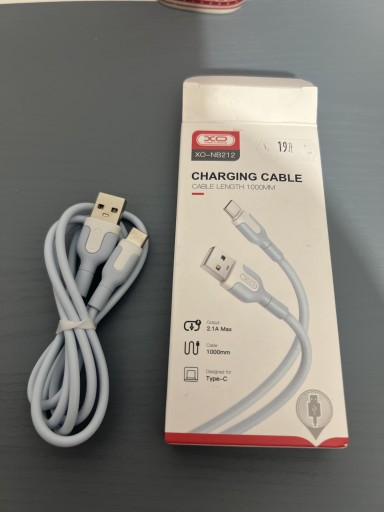 Zdjęcie oferty: Kabel USB Typ C XO, niebieski mac 2,1A