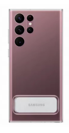 Zdjęcie oferty: ORYGINALNE ETUI GUMA CASE SAMSUNG GALAXY S22 ULTRA CLEAR STAND