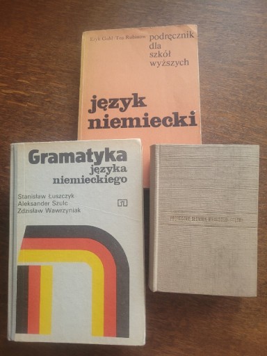 Zdjęcie oferty: Język niemiecki /gramatyka, podręcznik, słownik/