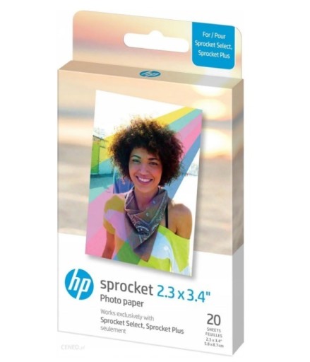 Zdjęcie oferty: HP Sprocket 2,3x3,4'' papier do drukarki HP