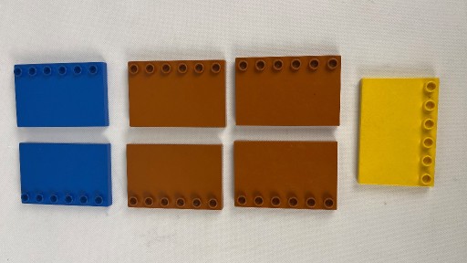 Zdjęcie oferty: Lego Duplo 7 szt 4x6 pin płytka