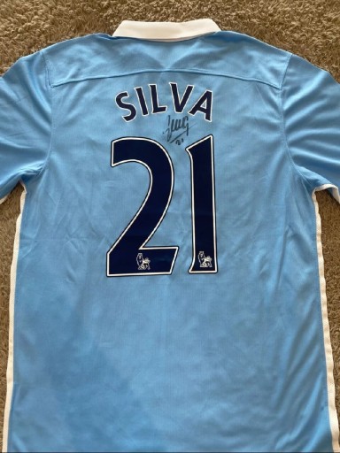 Zdjęcie oferty: Koszulka z Autografem D.Silva CERTYFIKAT 