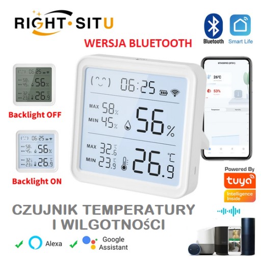 Zdjęcie oferty: Czujnik temperatury Bluetooth TUYA Smart BTH08 PRO