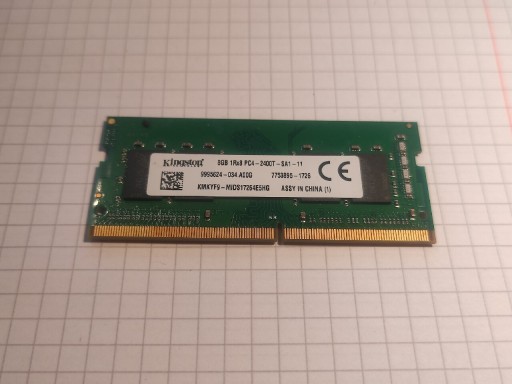 Zdjęcie oferty: Pamięć RAM DDR4 8GB Kingston 