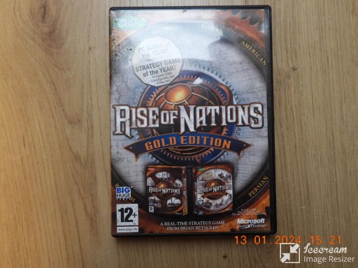Zdjęcie oferty: Rise Of Nations -  Gold Edition . Wersja pudełkowa