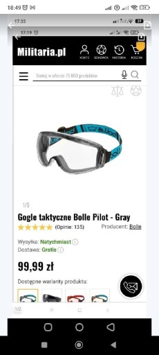 Zdjęcie oferty: Gogle Bolle Pilot 