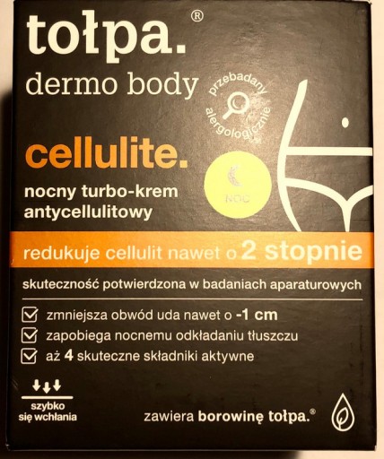 Zdjęcie oferty: TOŁPA NOCNY TURBO KREM ANYCELLULITOWY