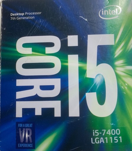 Zdjęcie oferty: Procesor Intel i5-7400 LGA 1151 3GHZ, 6MB