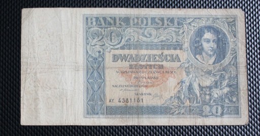 Zdjęcie oferty: 20 zł złotych 1931r seria AY 4381181