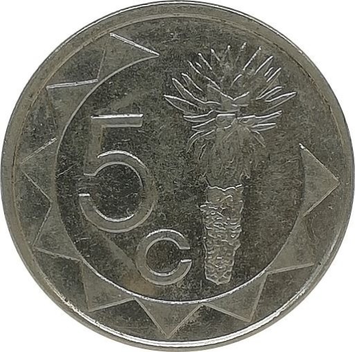 Zdjęcie oferty: Namibia 5 cents 2002, KM#1