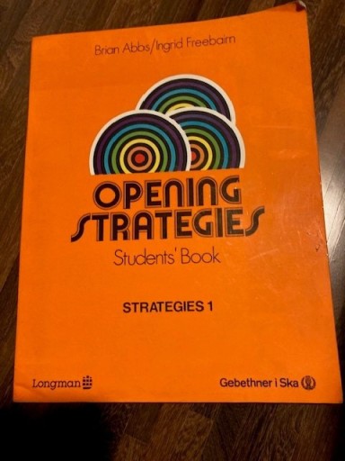 Zdjęcie oferty: Opening strategies 1