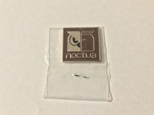 Zdjęcie oferty: Logo Noctua 3M metalowe 25mmx25mm