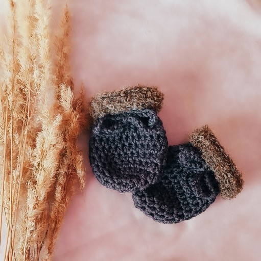 Zdjęcie oferty: Rękawiczki niemowlęce z wełny merino mokka