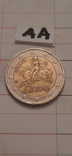 Zdjęcie oferty: 2 Euro Grecja 2002 Europa porwana przez Zeusa 