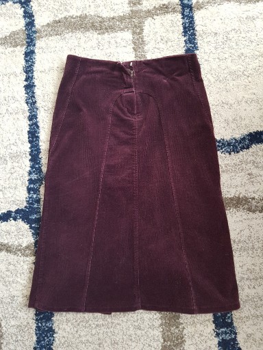 Zdjęcie oferty: New Look sztruksowa bakłażanowa spódnica rozmiar S