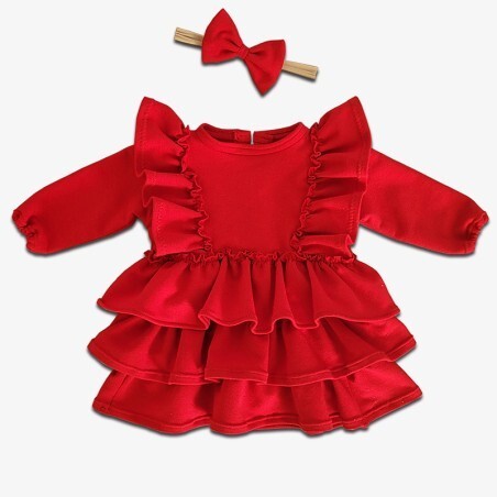Zdjęcie oferty: Sukienka Bobolubi Handmade 92 świąteczna kolory
