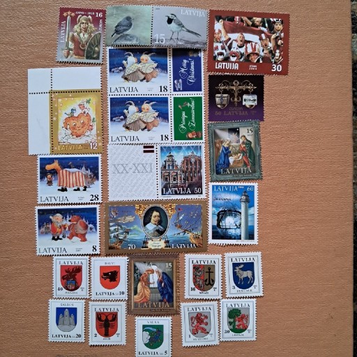 Zdjęcie oferty: Łotwa znaczki pocztowe czyste