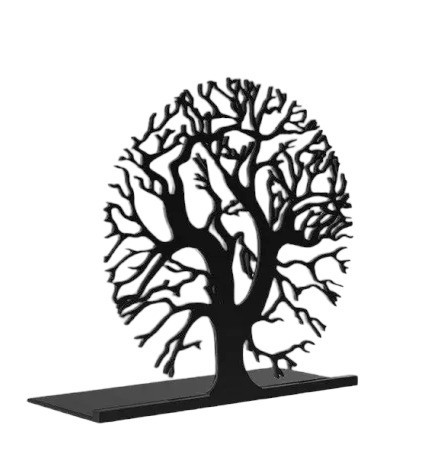 Zdjęcie oferty: Podpórka do książek - drzewo, czarna