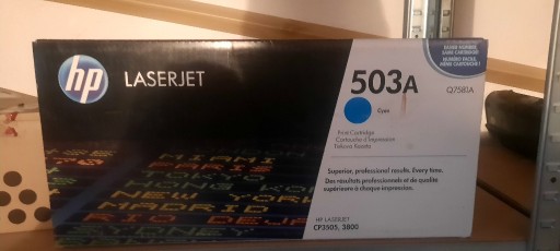 Zdjęcie oferty: Toner HP 503A(Q7581)-oryginał,niebieski,FV