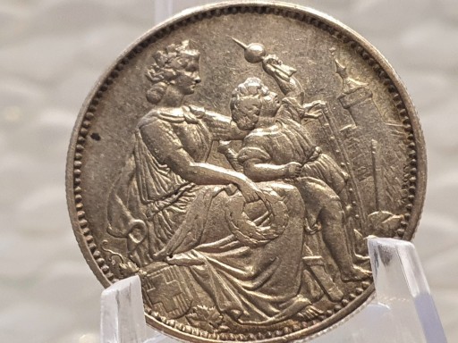 Zdjęcie oferty: Szwajcaria 5 franków, 1865 r Festyn  Schaffhausen
