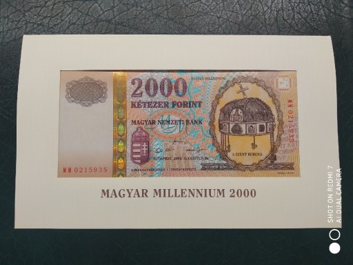 Zdjęcie oferty:  Węgry, 2000 Forint, 2000, UNC