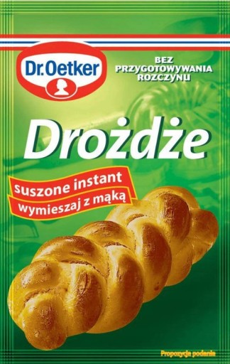 Zdjęcie oferty: Drożdże suszone instant Dr.Oetker 7g