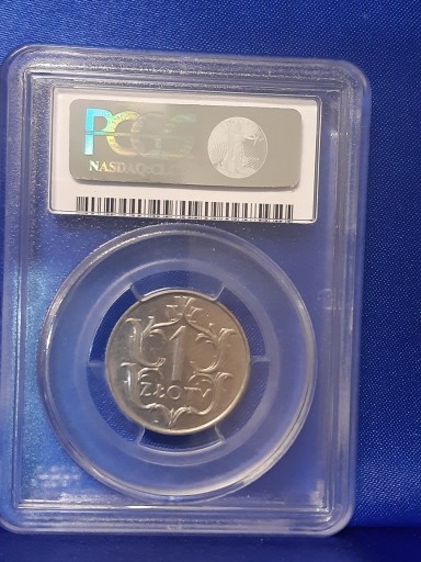 Zdjęcie oferty: 1 złoty 1929 rok próba PCGS AU58