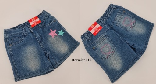 Zdjęcie oferty: Krótkie spodenki jeansowe r. 110