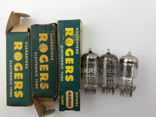 Zdjęcie oferty: 3 X 6AN8A ROGERS NOS 6AN8  Sansui au70 Pioneer Sm83 DreamAmp