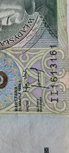 Zdjęcie oferty: 100zl 1994r RADAR Banknot z obiegu