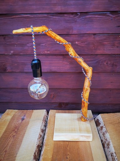 Zdjęcie oferty: Lampa stołowa wykonana z gałęzi stojąca HAND MADE 