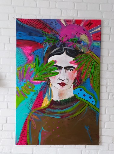 Zdjęcie oferty: Obraz akrylowy "Frida" 80x120